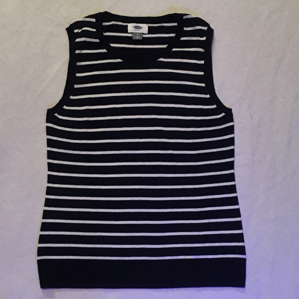 Sleeveless Striped Top/Vest